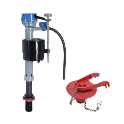 K-400H-039 PerforMAX Toilet Fill Valve and 2" Flapper Repair Kit, Plastic, 1-Pack, Height 13.9in